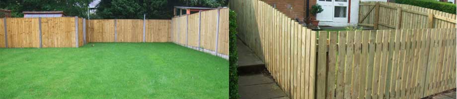Domestic Fence Installation - Panel Fence and Picket Fence