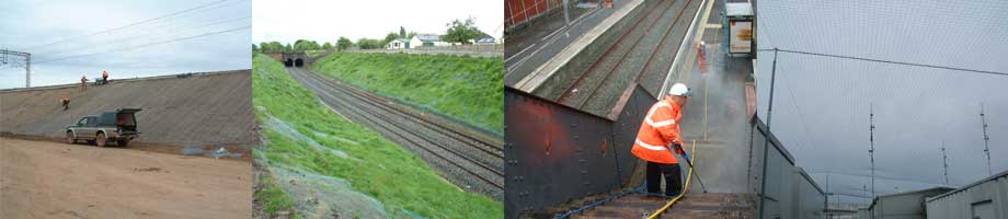 Railway Network Services - installation of rabbit protection mesh, rabbit proof netting, deep cleaning, bird proofing